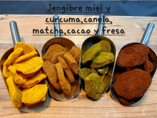 Jengibre con miel y curcuma