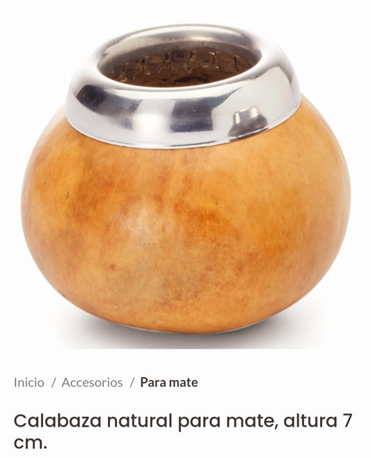 Calabaza natural para mate